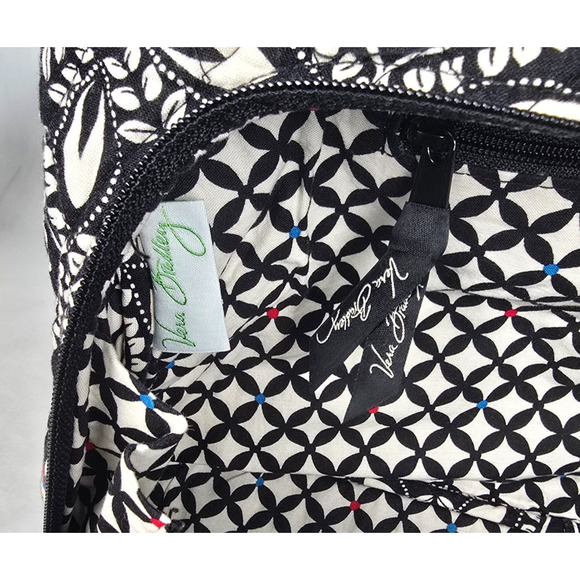 Vera Bradley Barcelona Stripe Tote Shoulder Bag Paisley Colorful - Picture 4 of 16